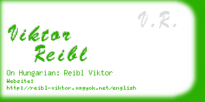 viktor reibl business card